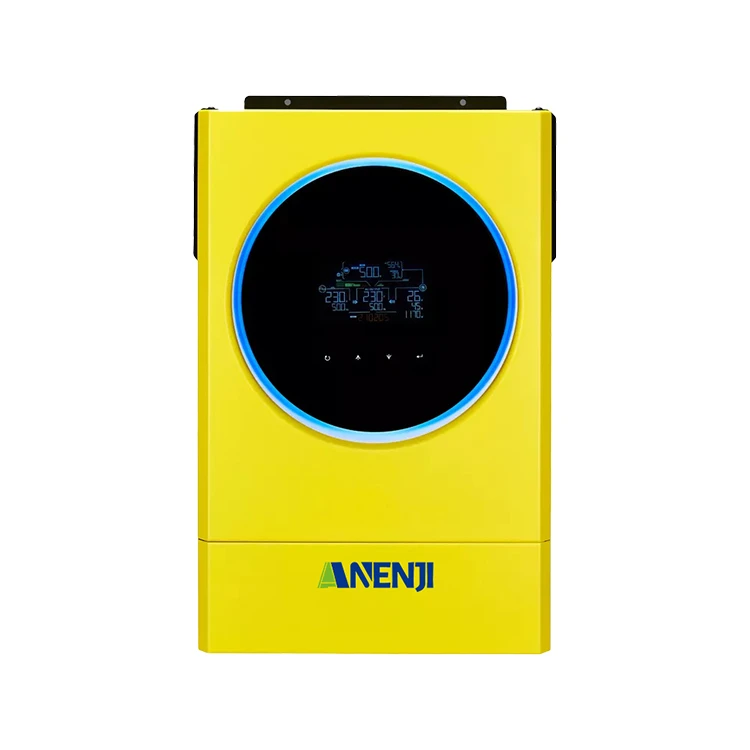 Anenji 6KW 48V Hybrid Grid Tie Solar Inverter Dual Outputs Built-in WIFI