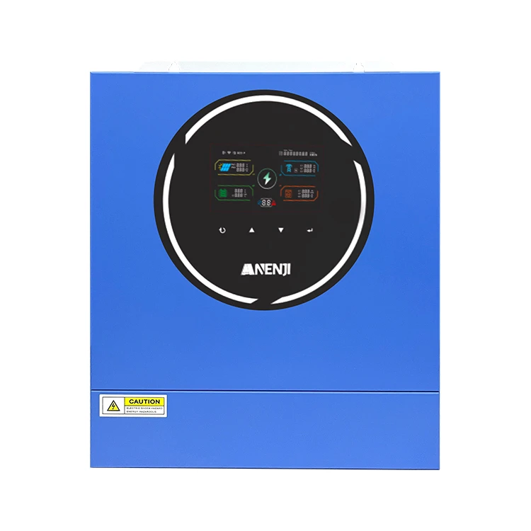 Anenji 4.2KW 24V Hybrid Solar Inverter On grid Off grid Inverter with WIFI 100A MPPT Dual Outputs