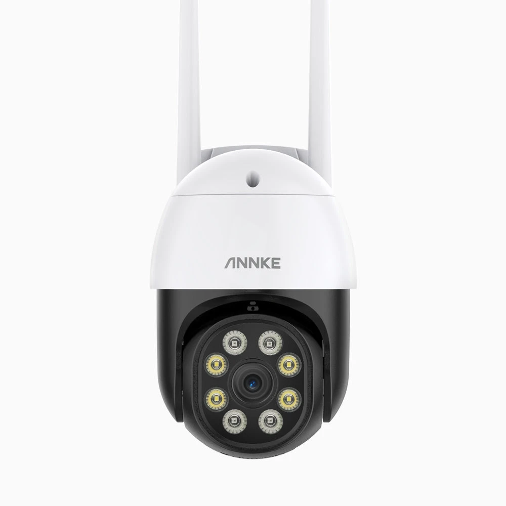 WPT400 - 4MP WiFi Pan Tilt Camera, Sound & Human Motion Detection, Colour Night Vision, One-Touch Alarm, Two-Way Audio, Cloud & Max. 128 GB Local Storage, Works with Alexa