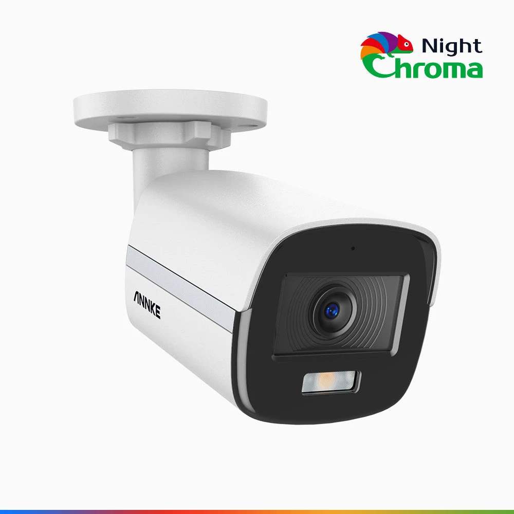 NightChromaTM NCA500 - Updated Version, 3K Acme Colour Night Vision Security TVI Camera, 2960 × 1665 Resolution, f/1.0 Aperture (0.001 Lux), Built-in Microphone, IP67