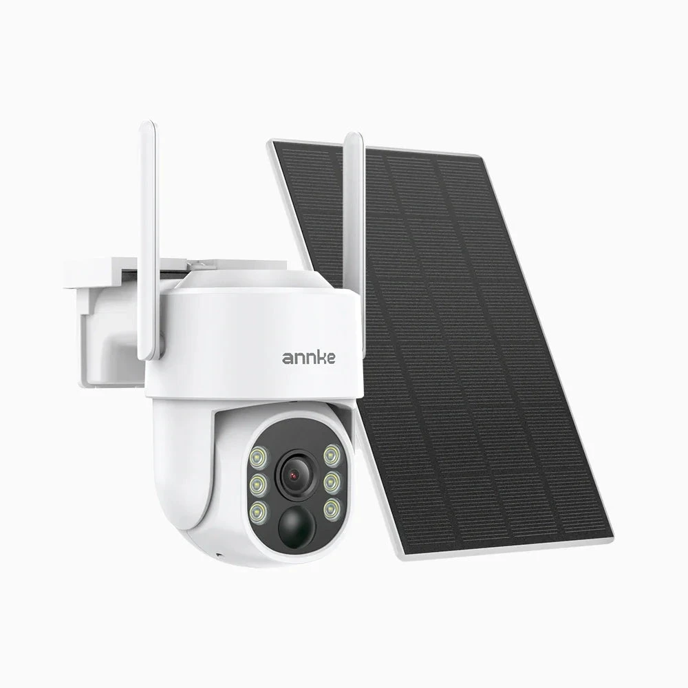 WB400 - 4MP Wireless Outdoor Battery Security Camera, 2.4G & 5.8G Dual-Band WiFi, Motion Detection, Two-Way Audio, 9000mAh Rechargeable Battery & Solar Powered, 270° Pan & 90° Tilt, Cloud & Max. 256…