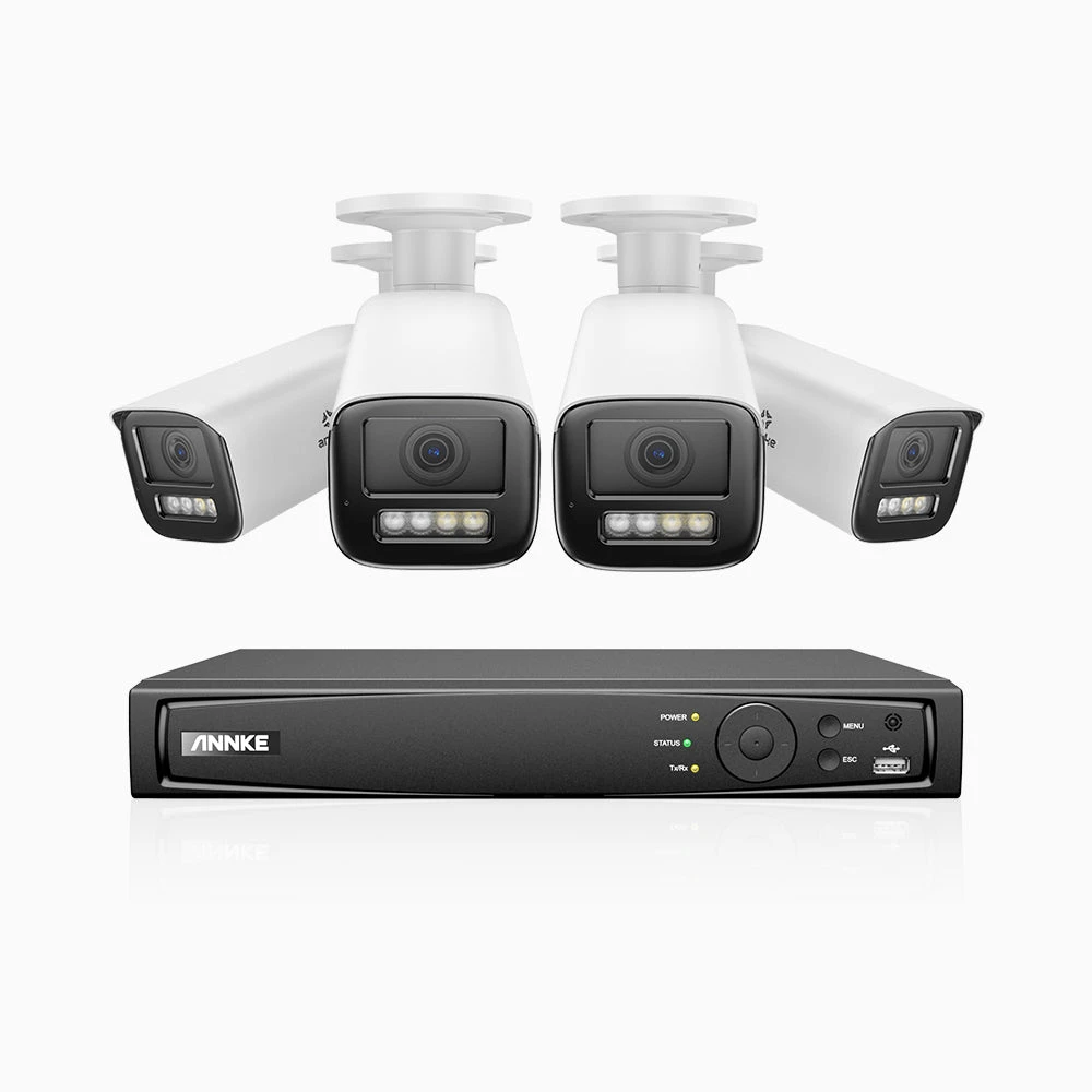 ANNKE HZ804 4K 4 Channel 4 Cameras PoE Security System - ANNKE Store