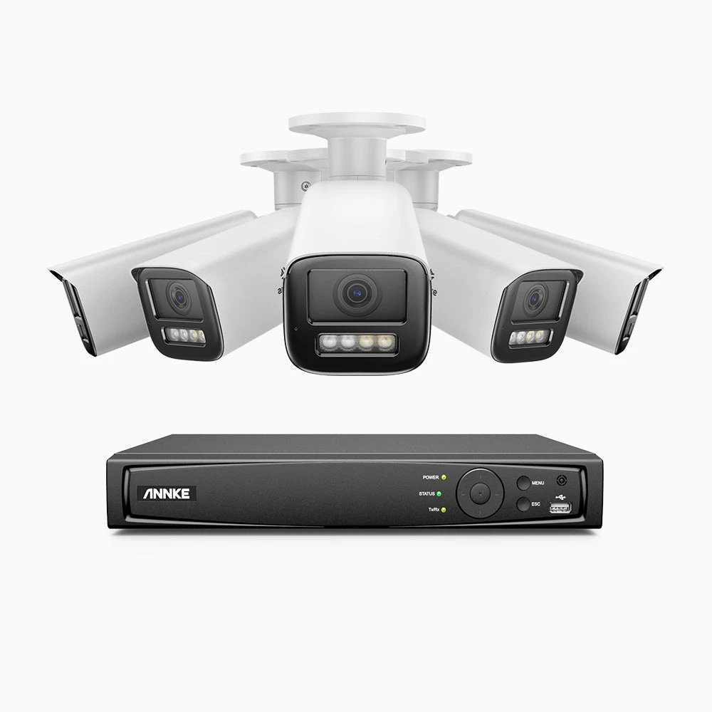 ANNKE HZ804 4K 8 Channel 5 Cameras PoE Security System - ANNKE Store