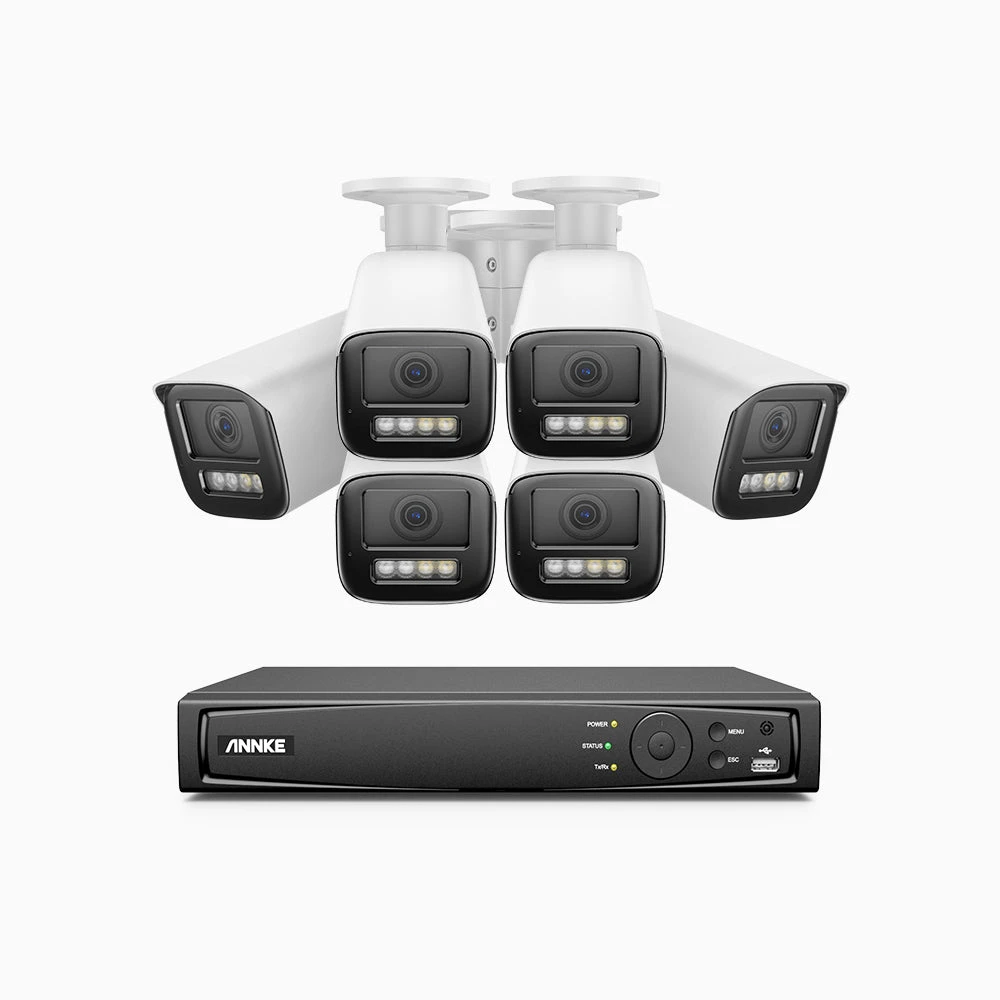 ANNKE HZ804 4K 8 Channel 6 Cameras PoE Security System - ANNKE Store