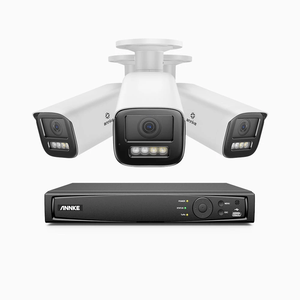 ANNKE HZ804 4K 8 Channel 3 Cameras PoE Security System - ANNKE Store