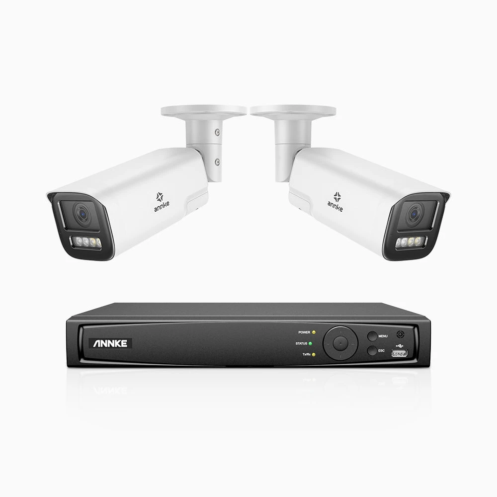 ANNKE HZ804 4K 4 Channel 2 Cameras PoE Security System - ANNKE Store
