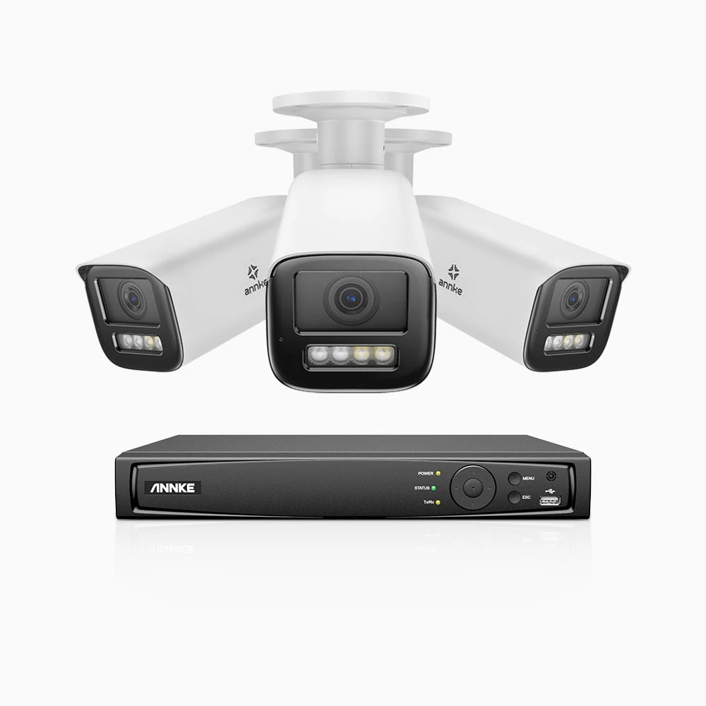 ANNKE HZ804 4K 4 Channel 3 Cameras PoE Security System - ANNKE Store