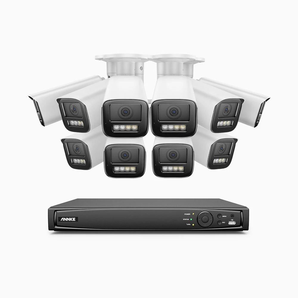 ANNKE HZ804 4K 16 Channel 10 Cameras PoE Security System - ANNKE Store
