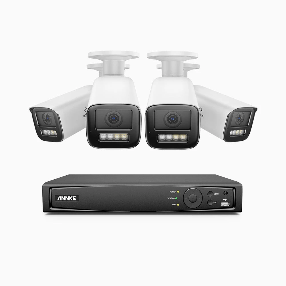ANNKE HZ804 4K 8 Channel 4 Cameras PoE Security System - ANNKE Store