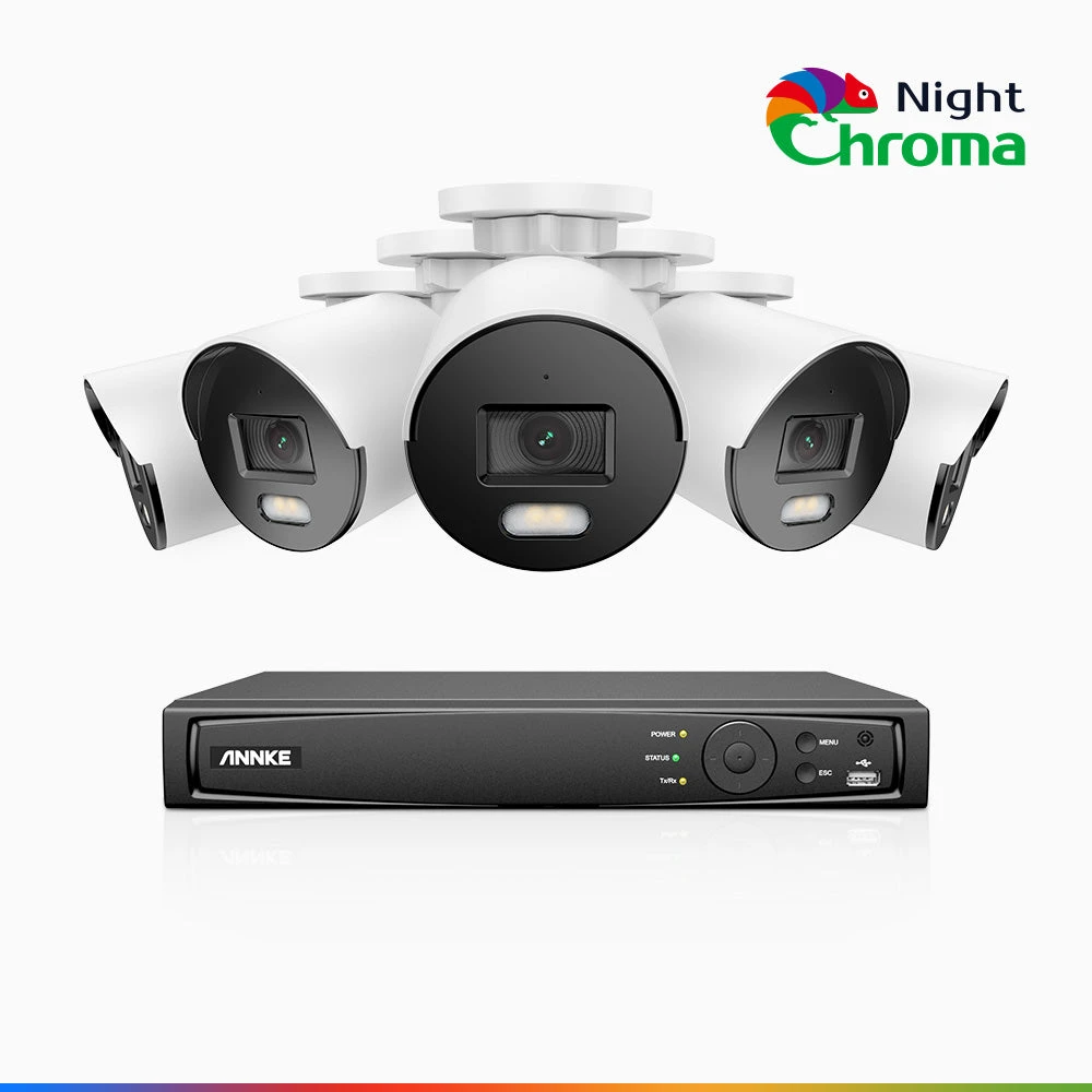 ANNKE NCK500 8 Channel 5 Camera Colour Night Vision PoE System - ANNKE Store